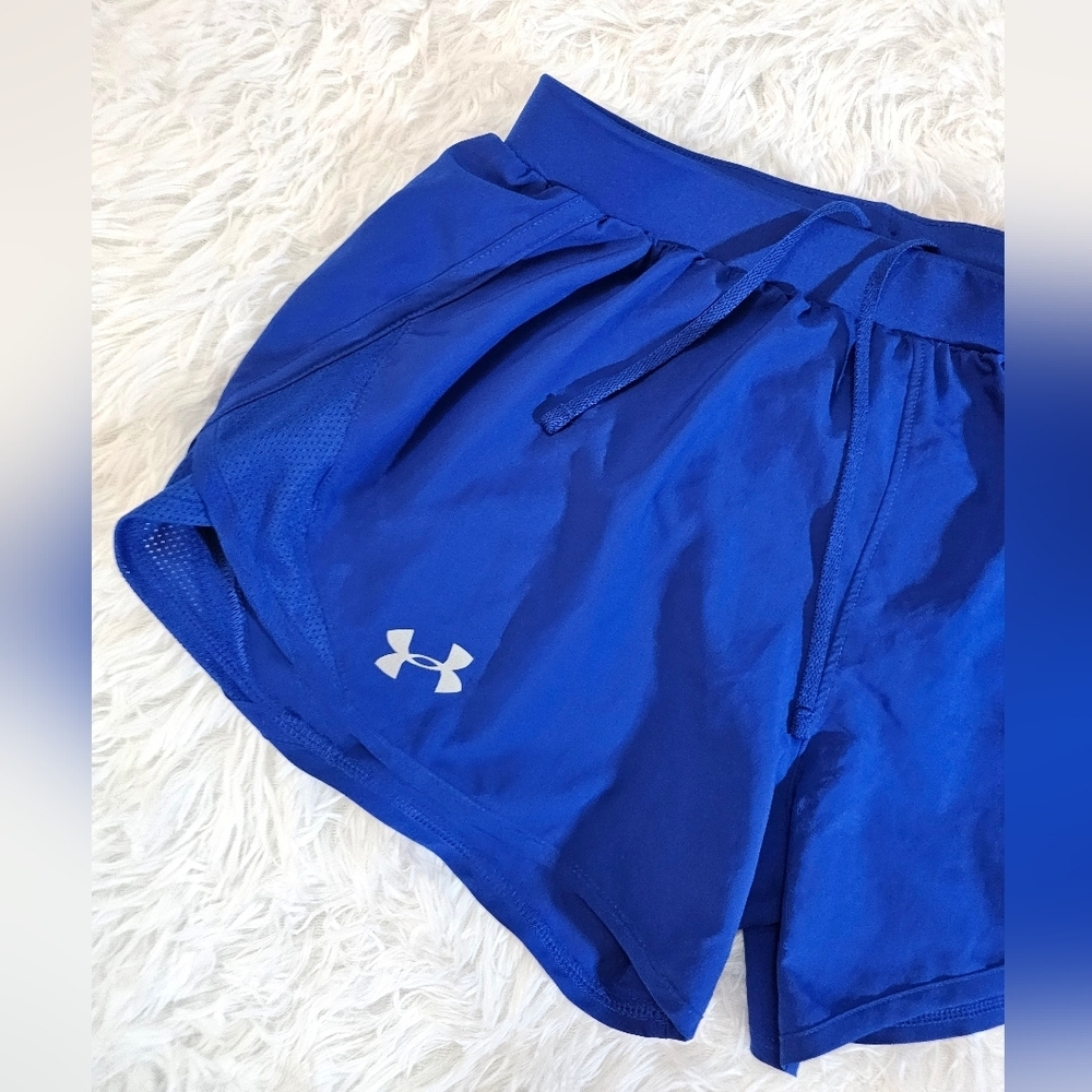 Under Armour Women's Blue Athletic Shorts - Picture 11 of 13